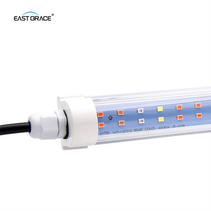 IP65 T8 Integrated Waterproof LED Tube Grow Light Hydroponic Custom